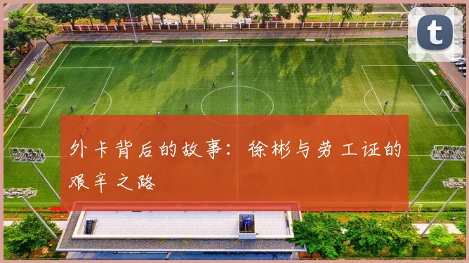 外卡背后的故事：徐彬与劳工证的艰辛之路